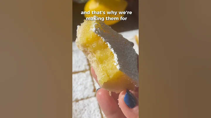 The best lemon bars recipe episode 1 of lemon series #recipe #lemonbars #lemondessert
