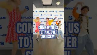 We had SO much fun taking over #SiriusXM on Take Your Kid To Work Day 🎉💙 #Shorts