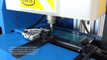 Tag Marking System Demonstration | Dot Peen Marking