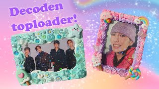 MY FIRST ATTEMPT AT DECODEN TOPLOADER! | DIY | Tips I've learned | Fake whipped cream glue