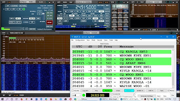 FT8 ham radio Digital mode decoding WSJT X 12 meters 24915 kHz USB SDRplay RSPdx W6LVP loop