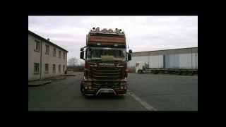 Scania R730 V8 Black Amber Tuning By Team Nicolo (Part 1)