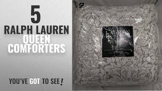 Top 10 Ralph Lauren Queen Comforters  [2018]: Ralph Lauren Grande Dame Damask Gray 4-pc Queen