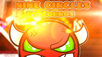 Geometry Dash 2.11 - Nine Circles by Zobros - (On Stream) HARD DEMON