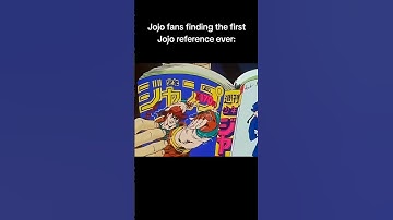 The FIRST Jojo Reference EVER (1988) 🔥