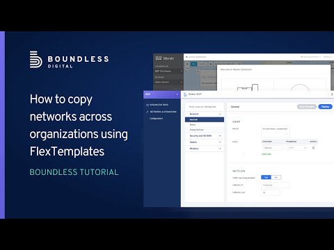 Boundless FlexTemplate | How to copy a network configuration from one Meraki organization to another
