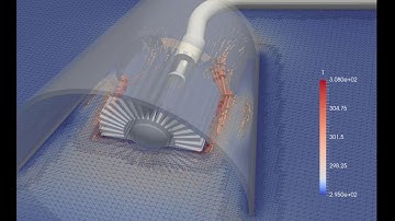 CFD Simulation with OpenFOAM® (Solver ChtMultiRegionFoam) / Postprocessing with ParaView®