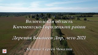Деревня Бакшеев Дор, лето 2021 (Кичменгско-Городецкий район)