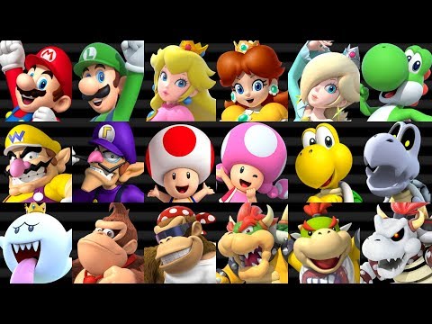 Mario Kart Wii HD All Characters