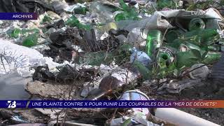 Yvelines | 7/8 Le Journal (extrait) – Plainte contre X pour la “mer de déchets”