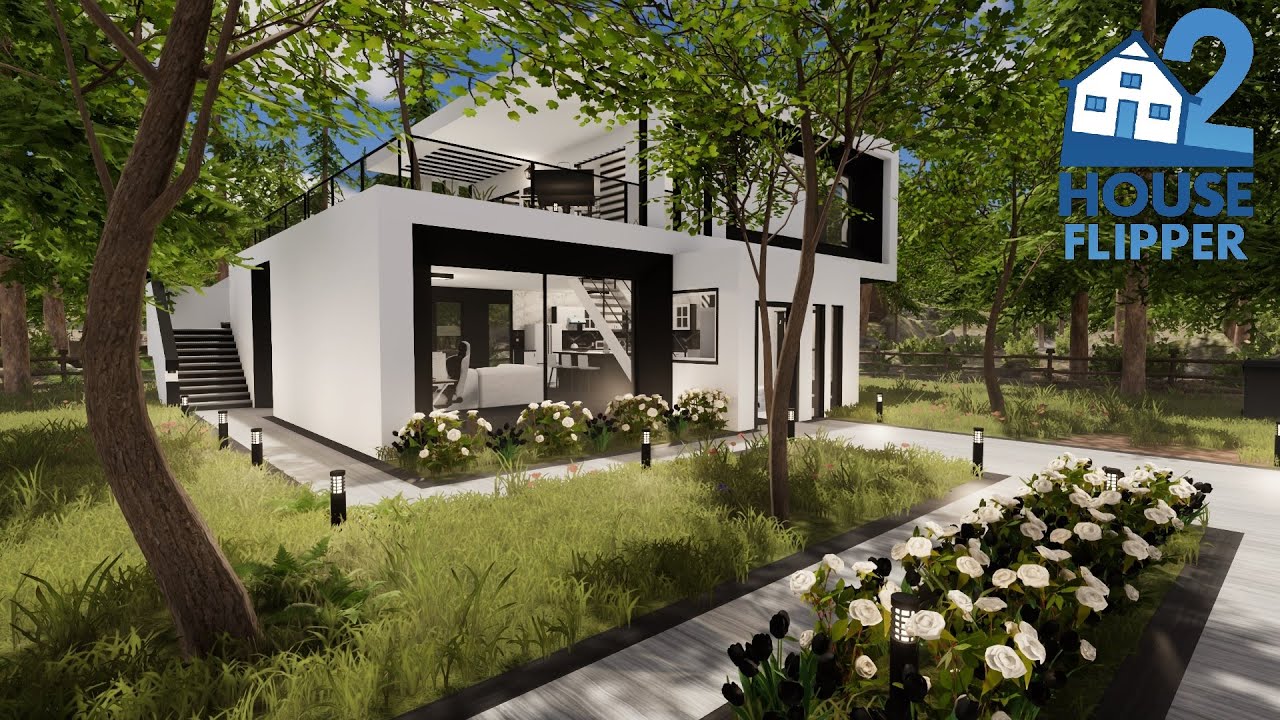 Making Monochrome Manor From Overtaken Home ~ House Flipper 2