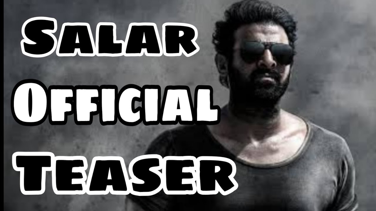 Salar official teaser in telugu || prabhas|| salar movie || prashanth ...
