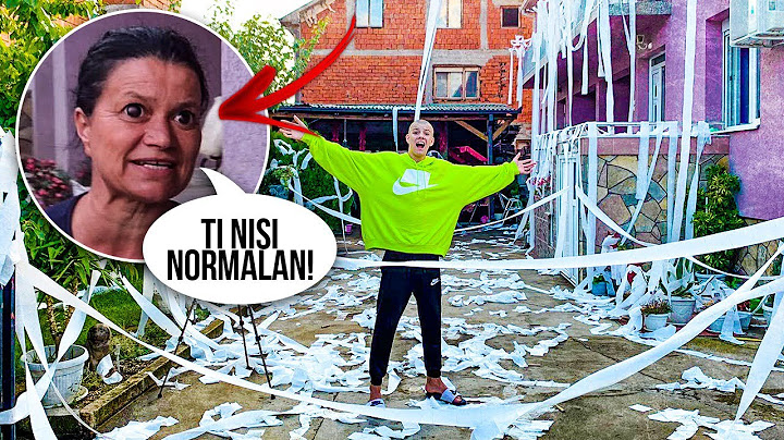 UNIŠTIO SAM CELU KUCU TOALET PAPIRIMA *keva me izbacil*