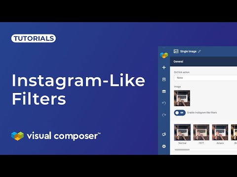 How to Add Instagram-Like Filters in Visual Composer