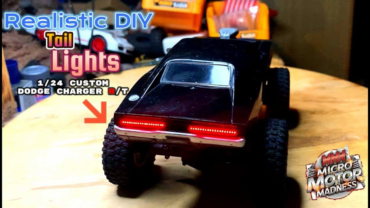 How I Built Custom Tail Lights for My "Fast & Furious Dodge Charger RC Build!" 