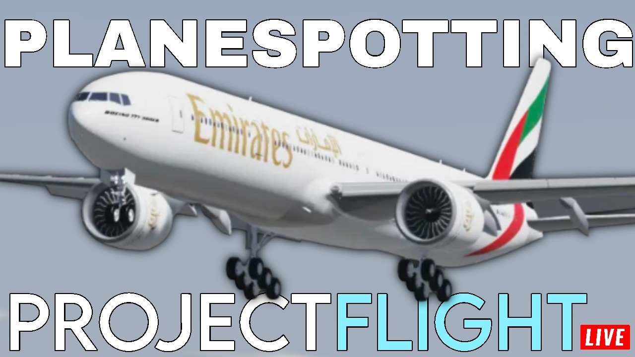 PLANESPOTTING IN PROJECT FLIGHT (You can join too!) | #projectflight #aviatorr1zz