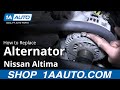 How to Replace Alternator 2002-06 Nissan Altima