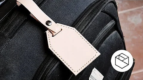How to Make a Luggage Tag in Leather