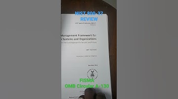 NIST 800-37 (RMF) Deep Dive part 2