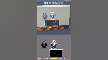 sorry for not posting in forever, will post more frequently from now on! #undertale #fangame #sans