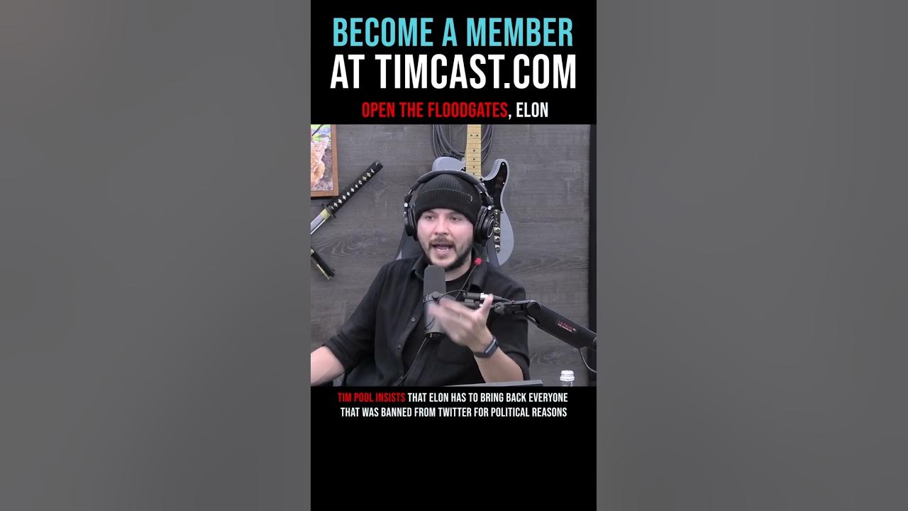 Timcast IRL – Open The Floodgates, Elon #shorts