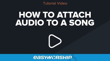 How To Attach Audio To A Song