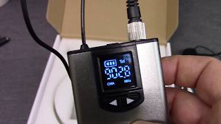 Hotec H-U05 H-U25 Wireless Headset Lavalier Microphone Review.