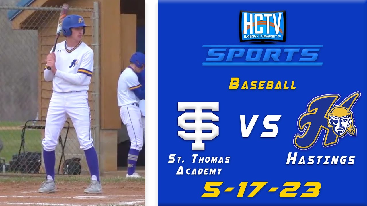 HCTV SPORTS Hastings Baseball vs St. Thomas Academy Cadets 5.17.23