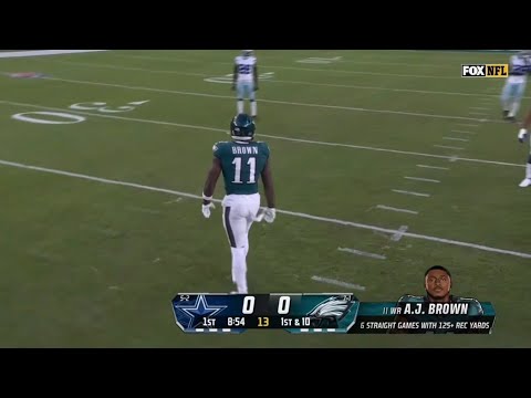AJ Brown & DeVonta Smith vs DaRon Bland & Stephon Gilmore (2023 wk 9) | WR vs CB Matchup
