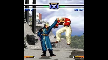 KOF 2002 HIDDEN CHARACTERS ALL SUPER CLIMAX DESPERATE MOVESET #shorts #kof
