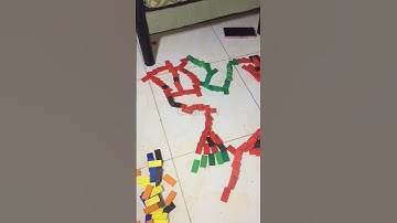 Domino Simple Tricks😍 #yearofyou #asmr #shorts