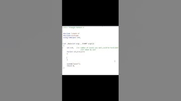 C++ Right Triangle Star Pattern |C++ Tutorial  #coding #programminglanguage #cplus#cpluspluslearning