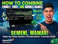 How to Combine Family Name, First Name, and Middle Name in Excel Using TEXTJOIN Easy Tutorial 2026