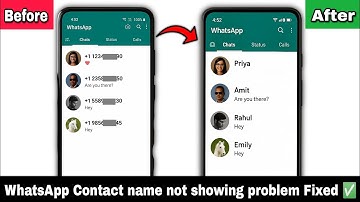 Whatsapp contact name not showing | only numbers showing in whatsapp problem fix