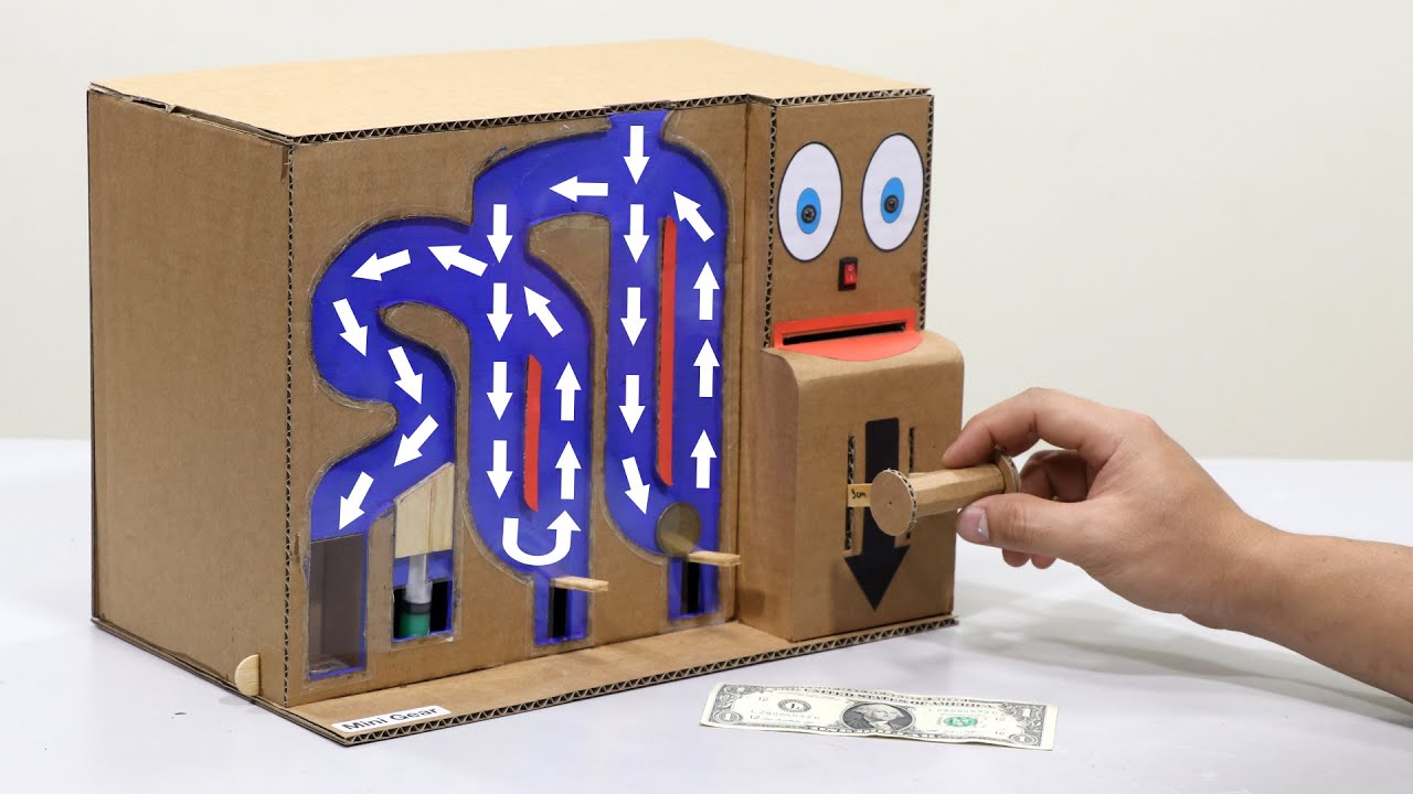 How to Make My Personal 2 in 1 Machine - Saving Coin & Cash - YouTube