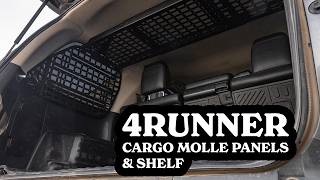 5th Gen 4Runner Rear Window MOLLE Panels + Shelf Install // Full Cargo Setup Transformation