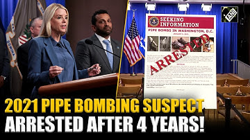 US Attorney Pam Bondi and FBI Director Kash patel updates on developments in 2021 pipe bombing case