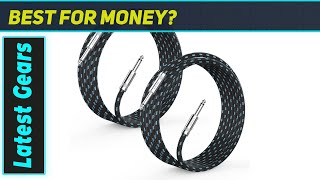 `2 Pack Guitar Cable 10ft: The Smartest Choice for Your Sound!
