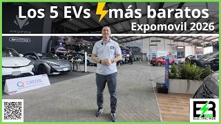 5 EVs mas baratos de la Expomovil 2026 #expomovil2026 #evs #electricridecr
