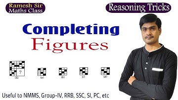 Reasoning Tricks in Telugu I Completing Figures I Useful to NMMS, Group - IV, SI, PC .. I Ramesh Sir