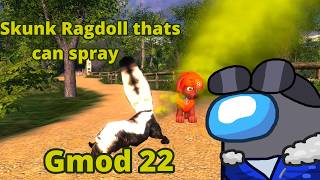 Gmod Ep 22: The Skunk Ragdoll that can spray (SUS GAMING)
