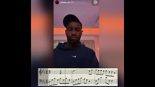 Dave Instagram Medley sheet music (Heart Attack/Twenty to One)