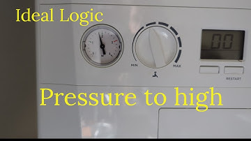 How to lower the pressure on an Ideal combi boiler