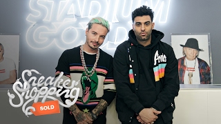 J Balvin Goes Sneaker Shopping with Complex