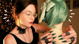 ASMR LONGS NAILS, SOFT SHOULDERS 💫Shoulder Massage (Tapping & Lotion) screenshot 5