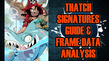 Thatch Signatures Guide & Frame Data