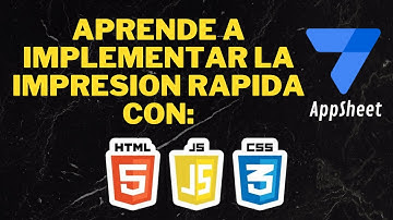 #appsheet APRENDE A COMO GENERAR TU TICKET O PDF LO MAS RAPIDO POSIBLE CON CSS, HTML Y JAVASCRIPT