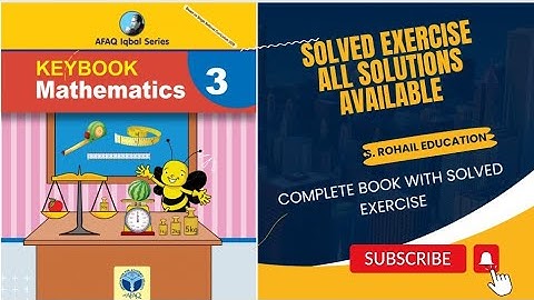 Maths Level Three || 3 || Key book || Solved exercise || Afaq Iqbal Series