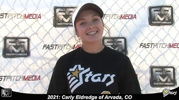 2021 Carly Eldredge Slapper, Third Base and Shortstop Softball Player Skills Video - Colorado Stars