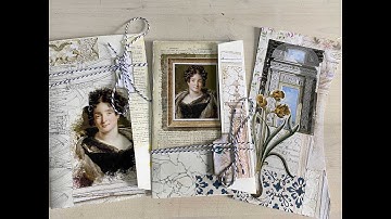 Craft with me | DT Medieval Mirage | Ode to Jane Part 7 | random ephemera make